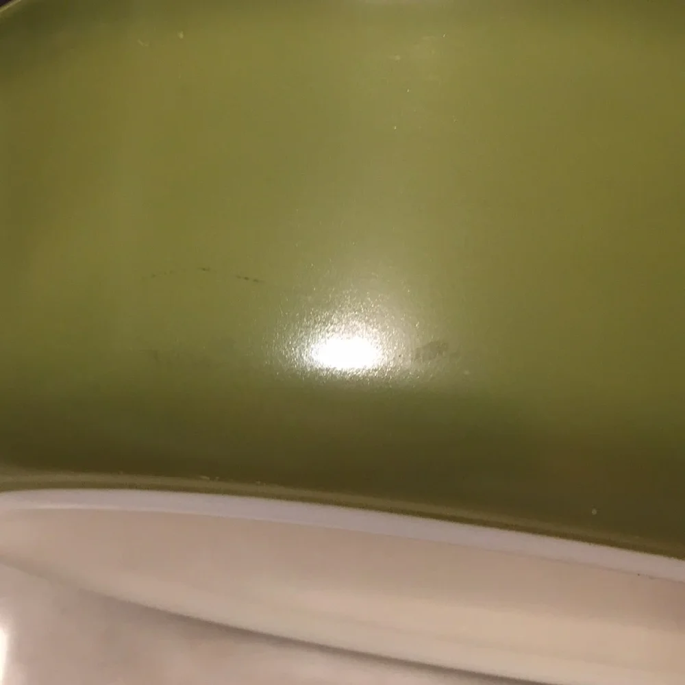 Vintage Pyrex Olive Verde Casserole Dish